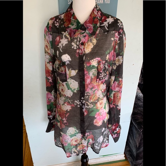 MELANIE LYNE FLORAL SHIRT - Picture 3 of 10